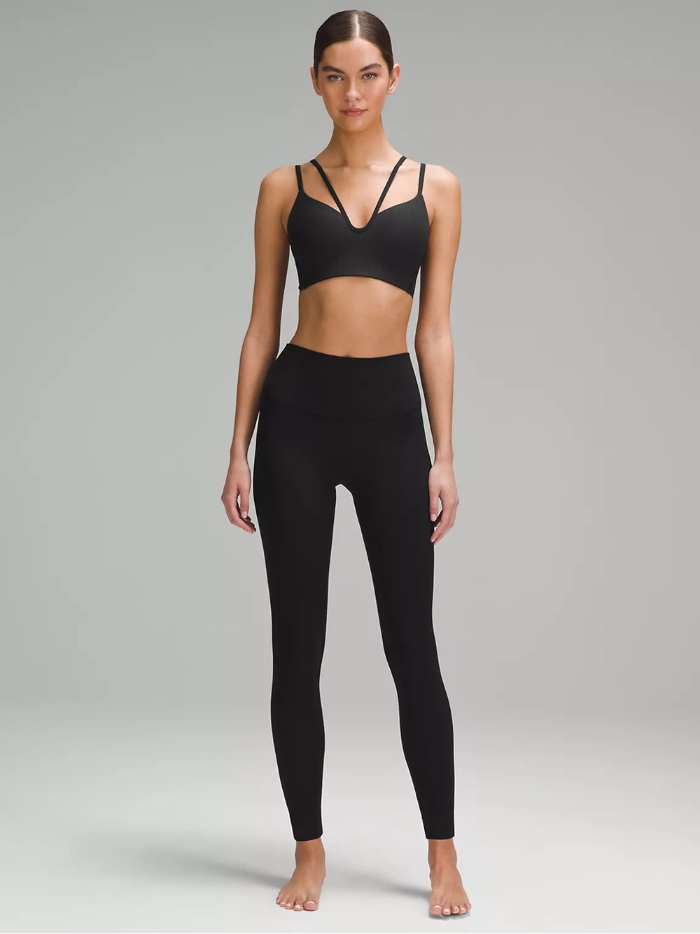 Lululemon Ribbed Black Leggings